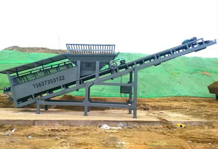 大型篩沙機到貨現場 大型篩沙機到貨現場